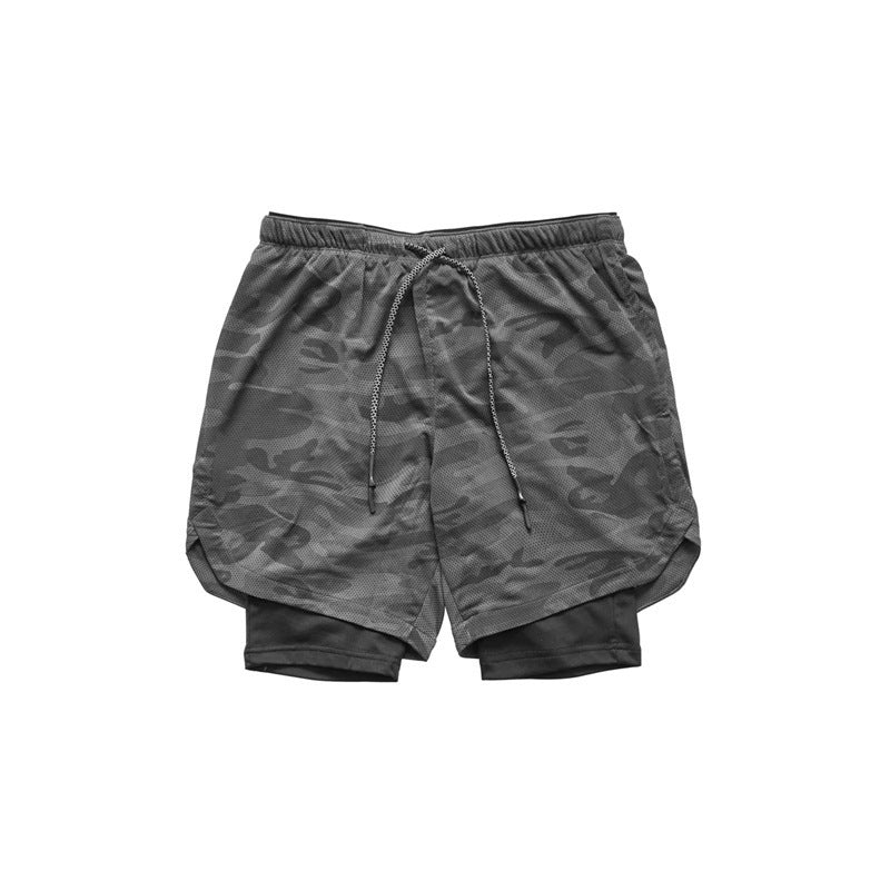 2-In-1 Double-deck Fitness Short