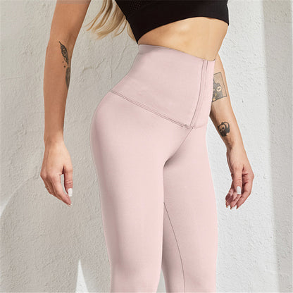 High-waist Solid Yoga Leggings