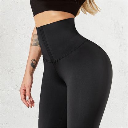 High-waist Solid Yoga Leggings