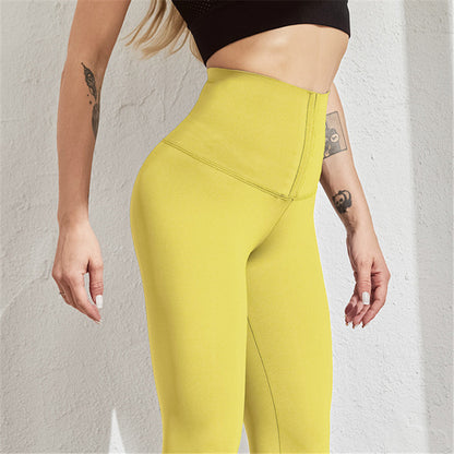 High-waist Solid Yoga Leggings