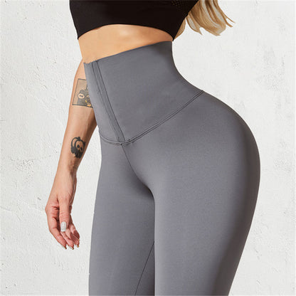 High-waist Solid Yoga Leggings