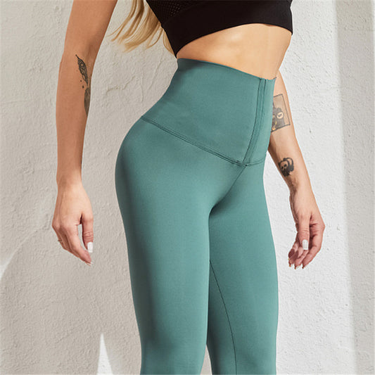 High-waist Solid Yoga Leggings