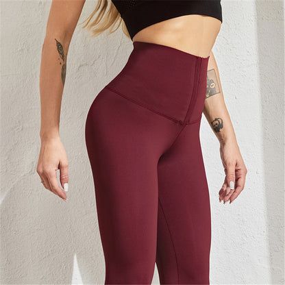 High-waist Solid Yoga Leggings