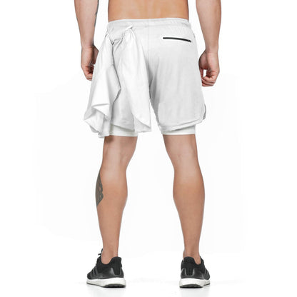 2-In-1 Double-deck Fitness Short