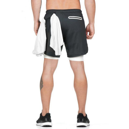 2-In-1 Double-deck Fitness Short